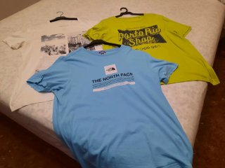 Lote 3 Camisetas: The North Face, Angelo Litrico