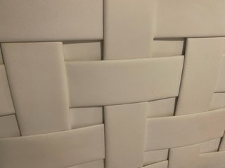 Cabecero Acolchado Trenzado para Cama 135