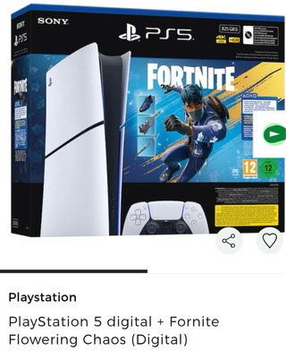 PS5 Slim Digital Edition Fortnite Pack