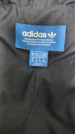 Plumas Adidas Azul Marino Camuflaje Talla XS