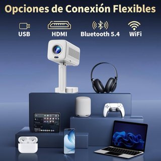 Mini Proyector MENIOO WiFi Bluetooth 1080P