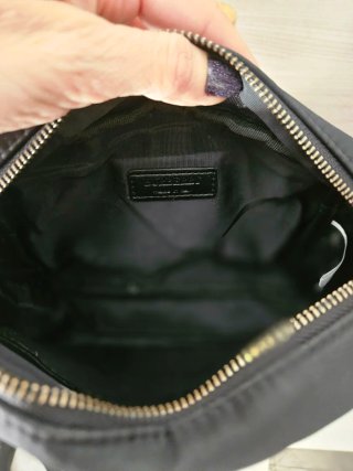 Borsa Burberry tracolla nera e beige