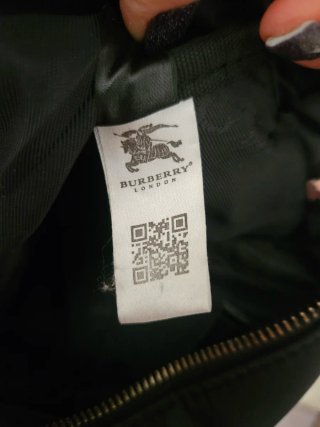 Borsa Burberry tracolla nera e beige