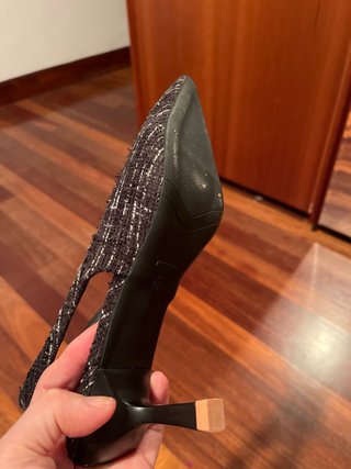Bellos Zapatos de tacón cómodos en tela suave
