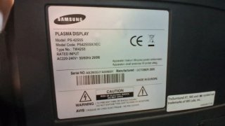TV Samsung Plasma 42” con HDMI