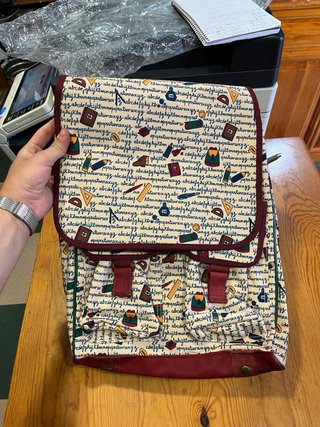 Mochila Busquets vintage de algodón · Nueva