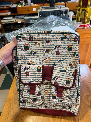 Mochila Busquets vintage de algodón · Nueva