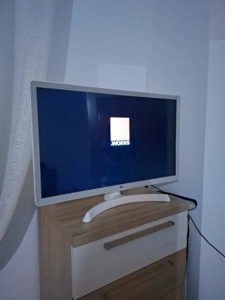 TV LG Blanca