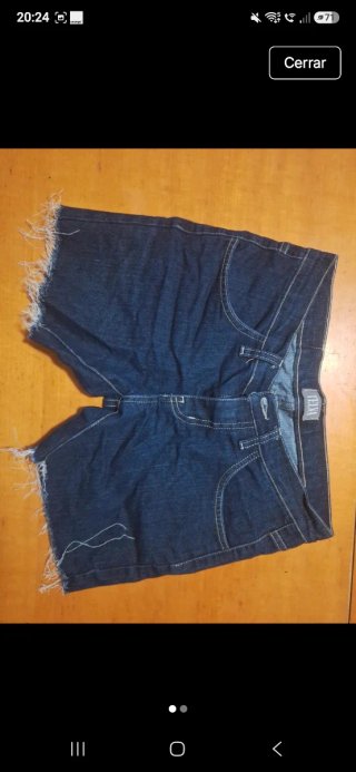 Shorts vaqueros Telva deshilachados