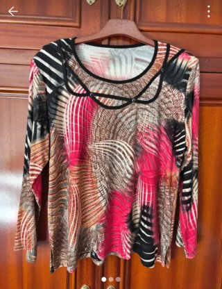 Camiseta de Manga Larga Estampada