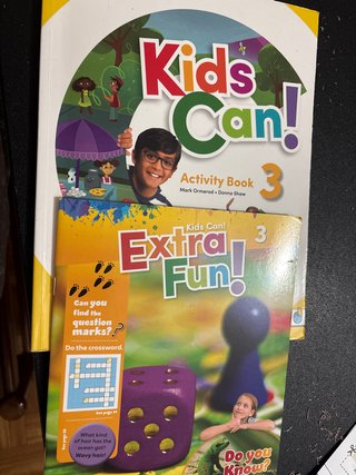 Libro de inglés y cuaderno de 3 primaria