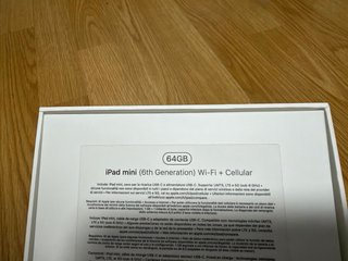 iPad Mini 6ª Gen Wifi + Celular 64GB
