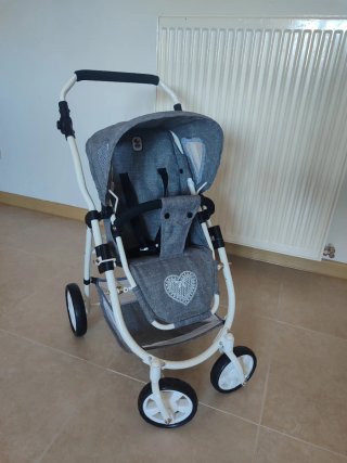 Carrito de juguete 2 en 1. Combi silla y capazo.