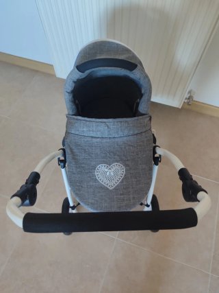 Carrito de juguete 2 en 1. Combi silla y capazo.