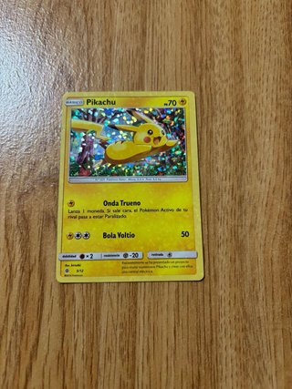 Carta Pokémon Pikachu 5/12 McDonald's 2017 Holo