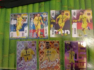 Lote Cartas Villarreal Megacracks Especiales