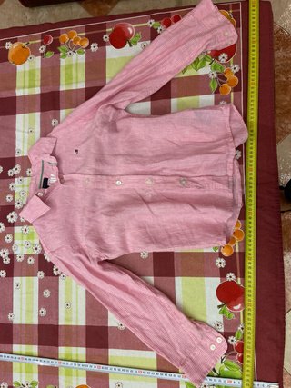 Camisa Tommy Hilfiger rosa rayas S