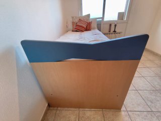 Conjunto Habitación: Cama Nido y 2 Estanterías