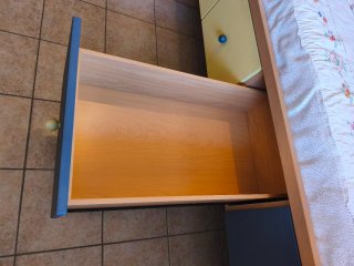 Conjunto Habitación: Cama Nido y 2 Estanterías