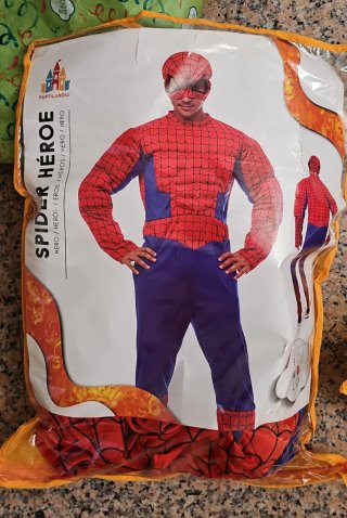 Disfraz Spiderman Adulto Partilandia Talla M