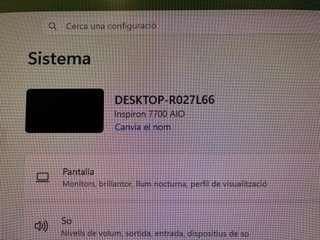 Dell Inspiron 7700 AIO 27 i5 11ª Gen 8GB RAM