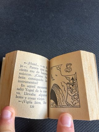 Mini cuento El Oso Yogui vintage