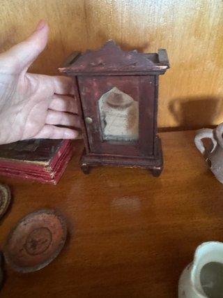 Armario miniatura madera casa muñecas