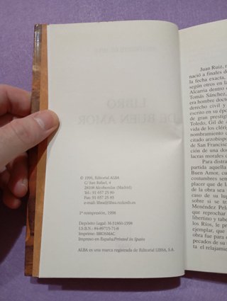Libro: Libro del Buen Amor.