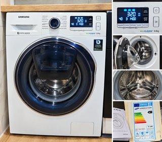 Lavadora Samsung WW80K6414QW 8 kg