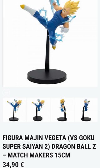 Set 2 Figuras Banpresto Dragon Ball Match Makers