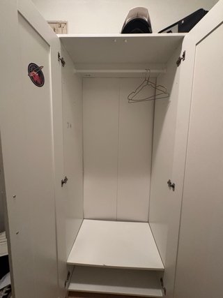 Guardaroba IKEA BRIMNES bianco con specchio a 3 ante