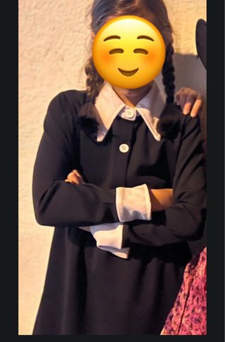 Disfraz de Miércoles Addams para niña