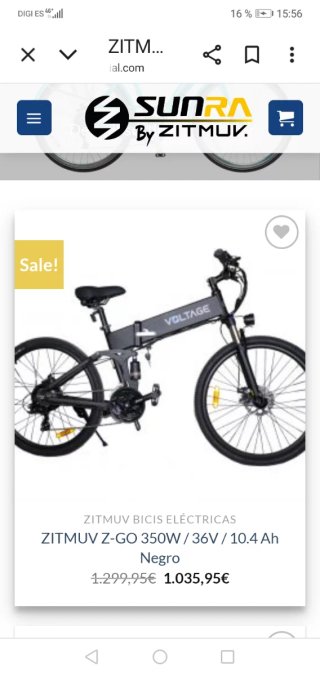 Bicicleta Eléctrica Plegable Nueva a estrenar