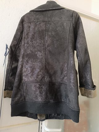 Abrigo Desigual Invierno Largo Vintage
