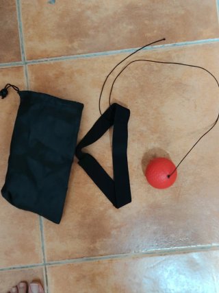 Pelota Loca de Boxeo con Banda Elástica