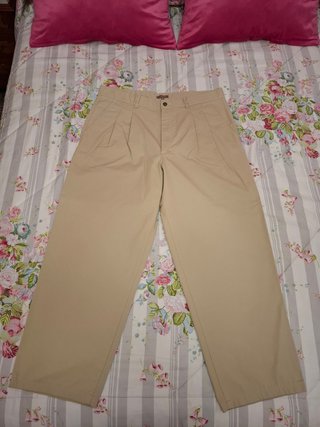 Pantalón Chino Hombre Beige Talla 48