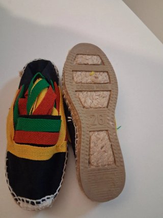 Zapatos niña flamenco multicolor talla 26