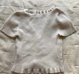 Camiseta de punto beige talla S