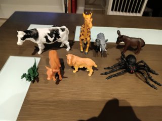 Lote Juguetes Animales y Dinosaurio