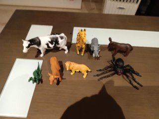 Lote Juguetes Animales y Dinosaurio