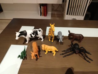 Lote Juguetes Animales y Dinosaurio