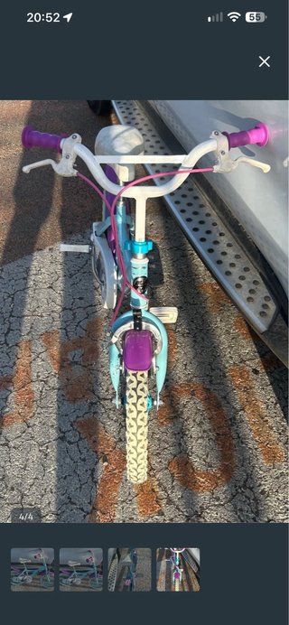 Bicicleta infantil 14 Frozen