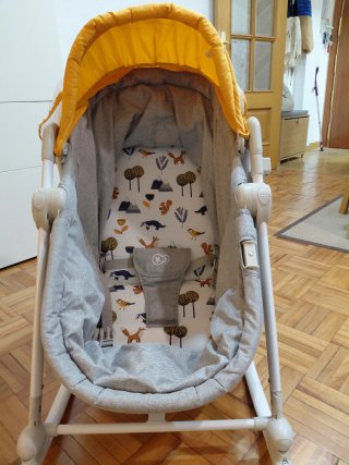 Balancín Kinderkraft Gris y Amarillo