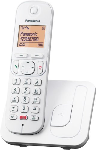 Teléfono inalámbrico Panasonic KX-TGC250 blanco