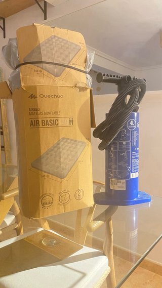 Pack Acampada: Tienda, Colchón y Hinchador