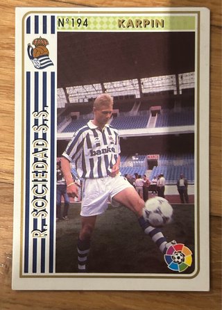 11 Cromos Real Sociedad: Kovacevic,Nihat y Karpin