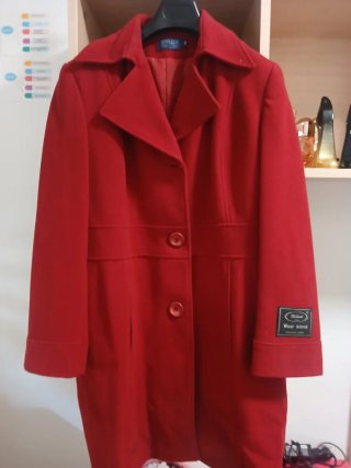 Abrigo Rojo lana
