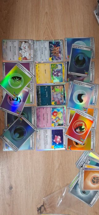 Lote Cartas Pokémon 30 Aniversario