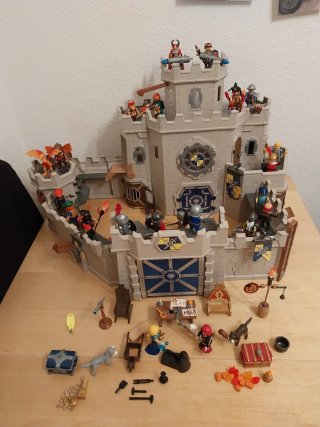 Castillo Medieval Playmobil 70220 Ampliado