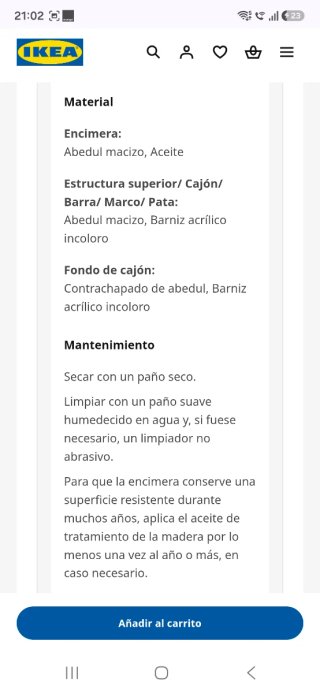¡GRAN OPORTUNIDAD! Carrito de cocina FÖRHÖJA de Ik